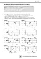 Vorschau - Stundenentwürfe - 3 Arbeitsblätter zu Rhythmik (Bodypercussion, Drumset aus Alltagsgegenständen) - Seite 1