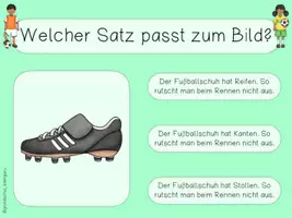 Vorschau - Arbeitsblätter - Bundle 2 x interaktives Lesequiz Wörter & Sätze FUßBALL interaktives Pdf Weltmeisterschaft 2026 WM Europameisterschaft EM Deutschland - Seite 2