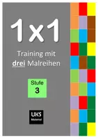 Vorschau - Arbeitsblätter - 1x1-Training mit drei Malreihen - Stufe 3 - Deckblatt
