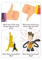 Vista previa - Unidades / Secuencias / Situaciones de Aprendizaje - Reading prompts and questions cards - página 2