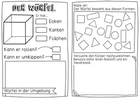 Vorschau - Stundenentwürfe - Geometrische Körper - Materialpaket - Seite 3