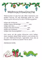 Vorschau - Arbeitsblätter - Weihnachten in der Raupenklasse - Seite 1