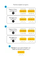 Vorschau - Arbeitsblätter - Nachbaraufgaben korrigieren - Hilfsaufgaben ZR 10 - Mathematik Klasse 1 - Seite 2