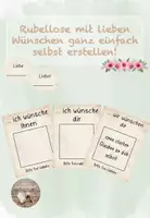 Vorschau - Mal- und Bastelvorlagen - Rubbellose: Geschenkidee/ Wertschätzung für einen lieben Menschen - Deckblatt