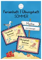 Vorschau - Arbeitsblätter - Ferienheft Sommer | Übungsheft Sommer | Fit für Klasse 3 | Wiederholung Mathe Klasse 2 - Deckblatt