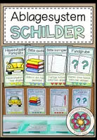 Vorschau - Poster - Ablagesystem im Klassenzimmer - Schilder - Deckblatt