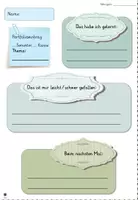 Vorschau - Arbeitsblätter - Portfolio Teil 3 - Portfolioeinträge - Seite 1