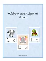 Vorschau - Präsentationen/Tafelbilder - Alfabeto para colgar en el aula + tarjetas - Seite 1
