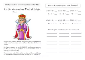 Vorschau - Stundenentwürfe - Schriftliches Dividieren mit zweistelligem Divisor - Seite 1