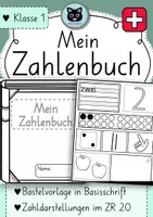 Vorschau - Arbeitsblätter - Mein Zahlenbuch | ZR 20 | Bastelvorlage in BASISSCHRIFT - Deckblatt
