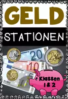 Vorschau - Arbeitsblätter - Rechnen mit Geld - Stationenlernen - Deckblatt