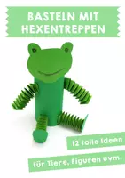 Vorschau - Mal- und Bastelvorlagen - Basteln mit Hexentreppen - Deckblatt