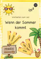 Vorschau - Poster - Wenn der Sommer kommt: Wortkarten - Deckblatt