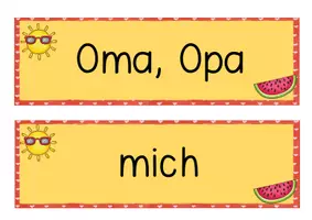 Vorschau - Poster - Wenn der Sommer kommt: Wortkarten - Seite 3