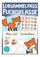 Vorschau - Fördermaterial/Inklusion - Lobkärtchen Fuchsklasse - Deckblatt