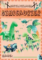 Vorschau - Bildkarten - Dinosaurier - Bastelvorlagen zum Ausschneiden - Deckblatt
