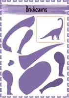 Vorschau - Bildkarten - Dinosaurier - Bastelvorlagen zum Ausschneiden - Seite 3