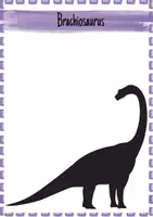 Vorschau - Mal- und Bastelvorlagen - Dinosaurier - Silhouetten begleitend zum Arbeitsheft - Seite 3