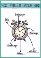 Vorschau - Arbeitsblätter - Arbeitsblatt: Uhrzeit und Uhr kennenlernen - Seite 1