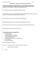 Vorschau - Arbeitsblätter - Analyse Dokumentation Die Deutschen - Napoleon - Deckblatt