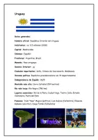 Vorschau - Merkblätter - Uruguay - Ficha, Texto y Quiz - Deckblatt