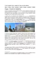 Vorschau - Merkblätter - Uruguay - Ficha, Texto y Quiz - Seite 1