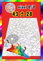 Vista previa - Unidades / Secuencias / Situaciones de Aprendizaje - Tareas de tipo 43±28 spiral (level 8f de 8 _ curso ± hasta 100) - Portada