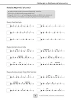 Vorschau - Unterrichtsreihen - 3 Arbeitsblätter: Hörübungen zu Rhythmen und Notenwerten (+ Lösungen) - Deckblatt