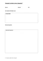 Vorschau - Anderer Materialtyp - Schüler - Lehrer Gespräch Protokoll (Vorlage) - Deckblatt