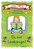 Vorschau - Poster - Leseurkunde | Lesepass Urkunde | Bücherwurm - Seite 2