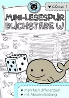 Vorschau - Unterrichtsreihen - Mini-Lesespur | Buchstabe W | Klasse 1 - Deckblatt