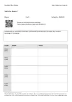 Vorschau - Lehrpläne/Lehrermaterial - Blanko-Stoffplan (Stoffverteilungsplan Bayern 2021/22) - Seite 1