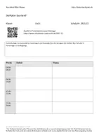 Vorschau - Lehrpläne/Lehrermaterial - Blanko-Stoffplan (Stoffverteilungsplan Saarland 2021/22) - Seite 1