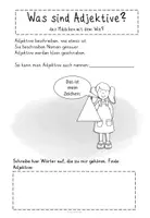 Vorschau - Arbeitsblätter - Adjektive Klasse 2 Grundschrift Forscherheft Wortarten - Seite 2
