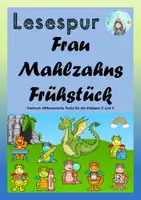 Vorschau - Arbeitsblätter - Lesespur Frau Mahlzahns Frühstück (Klassen 2 und 3) - Deckblatt