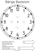 Vorschau - Mal- und Bastelvorlagen - FREEBIE Basteluhren für bärenstarke Uhren im Klassenzimmer! - Seite 3