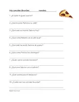 Vorschau - Text - Mis comidas favoritas Lectura: Text / Spanish /Das Essen - Seite 1