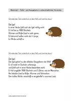 Vorschau - Arbeitsblätter - Abschreibtextvariationen Igel - Seite 3