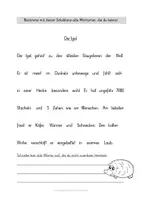 Vorschau - Arbeitsblätter - Wortarten bestimmen mit der Schablone IGEL - Seite 3