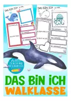 Vorschau - Arbeitsblätter - Das bin ich Walklasse - sich vorstellen - Deckblatt