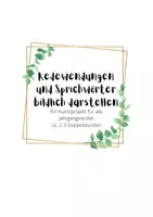 Vorschau - Arbeitsblätter - Redewendungen & Sprichwörter bildlich darstellen (Kunstprojekt) - Deckblatt