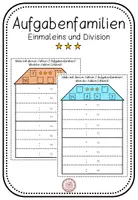Vorschau - Arbeitsblätter - Aufgabenfamilien ZR100: Welche Zahlen fehlen? - Deckblatt