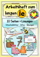 Vorschau - Arbeitsblätter - Arbeitsheft langes ie - Rechtschreibung - Deckblatt