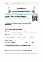 Vorschau - Arbeitsblätter - Hörsehverstehen: Paris et ses arrondissements (A1+/A2) - Seite 3