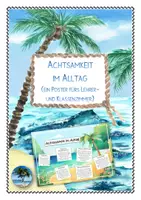 Vorschau - Poster - Achtsamkeit im Alltag (ein Poster für dein Lehrer- und Klassenzimmer) - Deckblatt