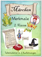 Vorschau - Präsentationen/Tafelbilder - Einführung Märchen 2. Klasse (Merkmale) - Deckblatt