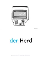 Vorschau - Fördermaterial/Inklusion - Wohnen DaZ - Küche: Bild-Wort-Karten - Bildkarten - Seite 2