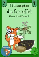 Vorschau - Stationenlernen - Leseangebote Grundschrift Kartoffel Klasse 3 4 - Deckblatt