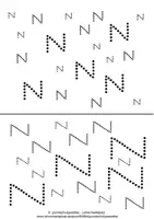 Vorschau - Unterrichtsreihen - Arbeitsblätter Buchstabe Z Grundschrift Wochenplan Buchstabeneinführung - Seite 2