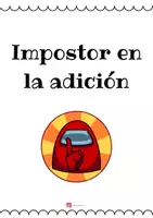 Vista previa - Hojas de trabajo - Impostor en la adición - Portada